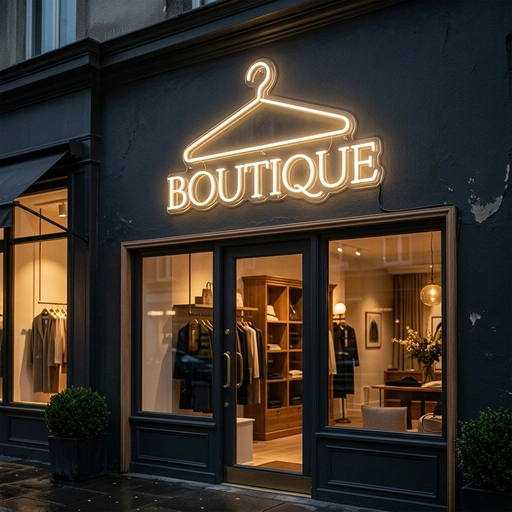 Boutique Neon Sign Light