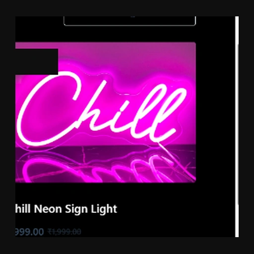 Chill Neon Sign Light Alt