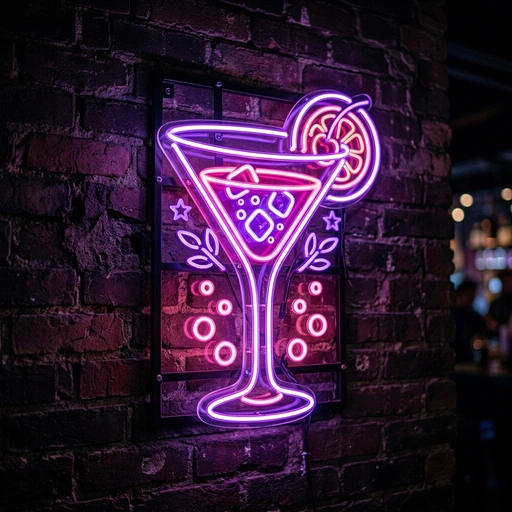 Cocktail Neon Light