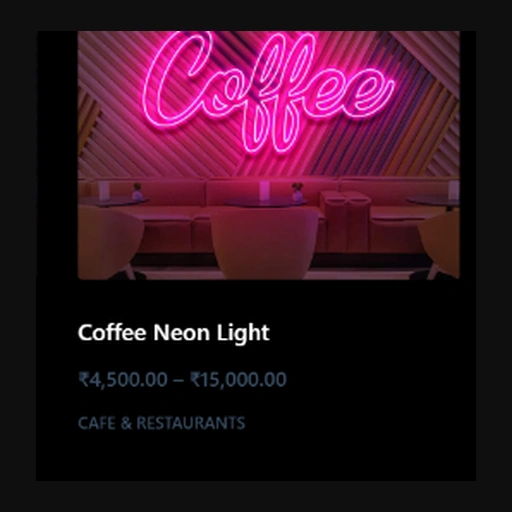 Coffee Neon Light