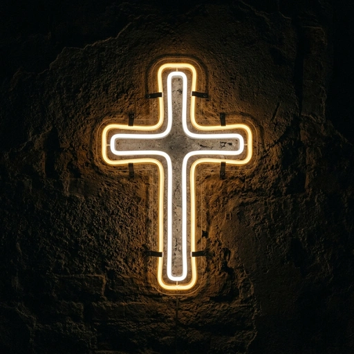 Cross Neon Sign