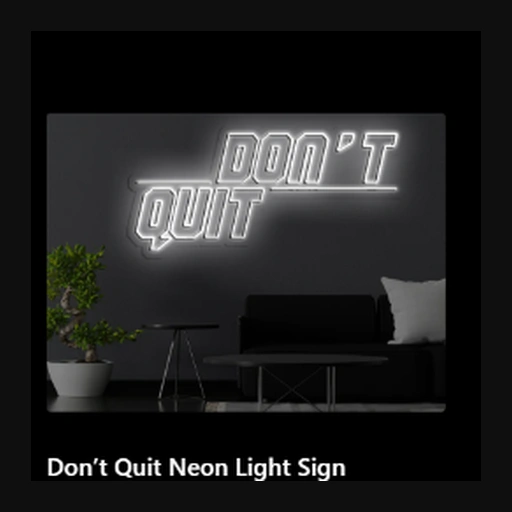 Devil Horns & Tail Neon Sign