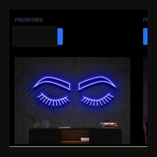 Eyelashes Beauty Neon